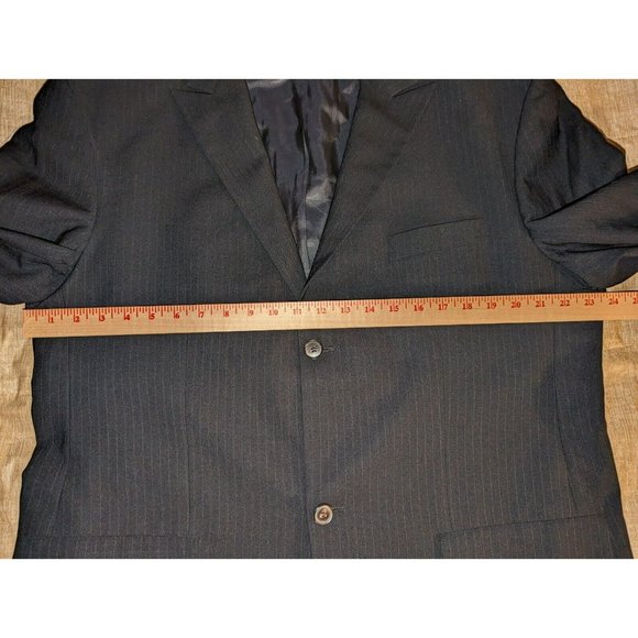 Hugo Boss Men's Single Breasted Black Blazer Virgin Wool 46R Lancaster/Smart - Picture 4 of 9